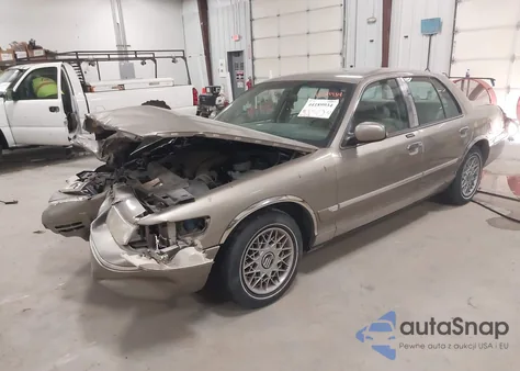 2002 Mercury Grand Marquis Gs from USA, damaged, VIN 2MEFM74W22X659349